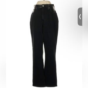 Abercrombie & Fitch Women's Black Straight Leg Jeans